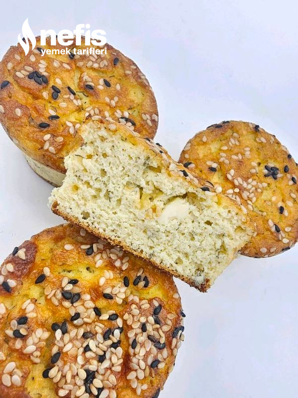 Unsuz Tuzlu Pankek Muffin