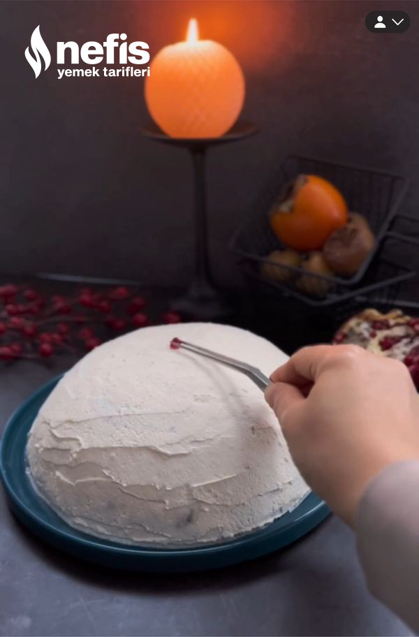 Narlı Ülker Kremalı Pasta (Videolu)