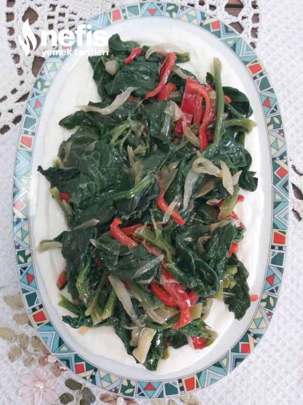 Yoğurtlu Ispanak Salatası