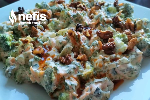 Yoğurtlu Brokoli Salatası (Bu Salata Bağımlılık Yapacak) (Videolu) Tarifi