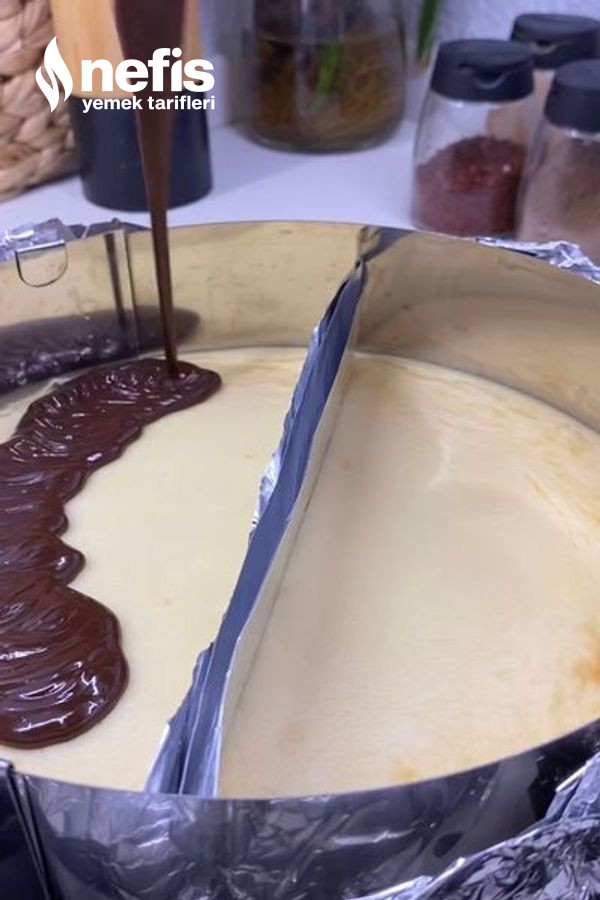 Frambuazlı Ve Çikolatalı Cheesecake