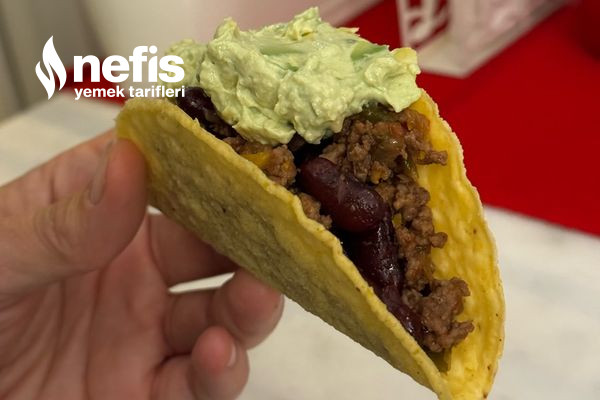 Taco İçi Kıymalı (Kolay Meksika Yemeği)