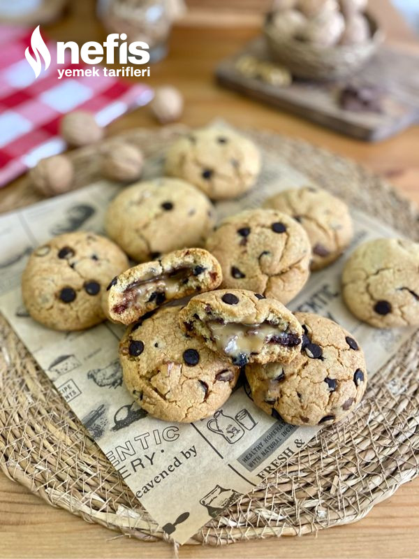 Çikolatalı Karamelli Cookies