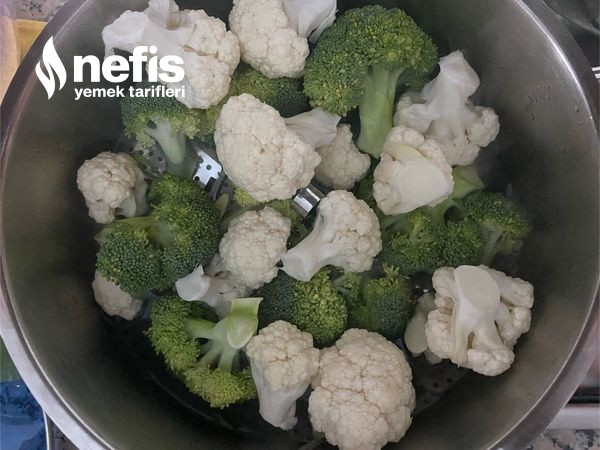 Haşlanmış Brokoli Ve Karnabahar