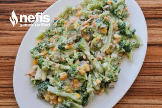 Yoğurtlu Cevizli Brokoli Salatam Tarifi
