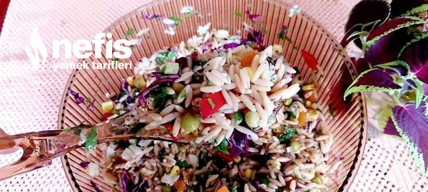 Arpa Şehriye Salatası (Videolu)