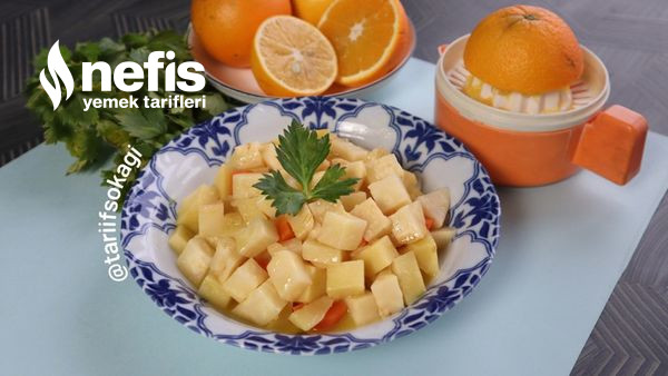 C Vitamini Deposu Portakallı Kereviz Yemeği (Videolu)