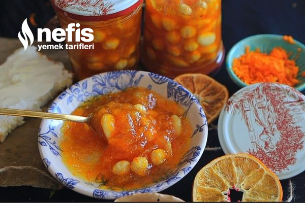 Portakal Reçeli (Fındıklı, Bademli) (Videolu) Tarifi