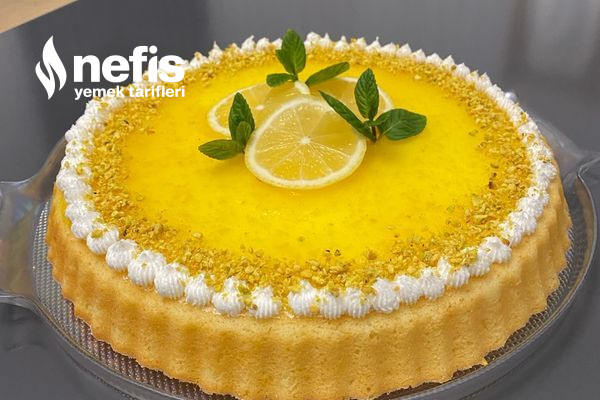 Limon Soslu Limonlu Tart Kek