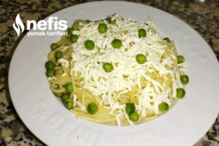 SuperFresh Bezelyeli Peynirli Spagetti Makarna Tarifi