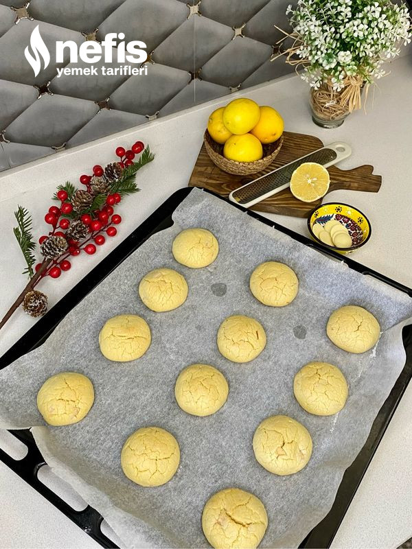 Limonlu Blondie Cookies