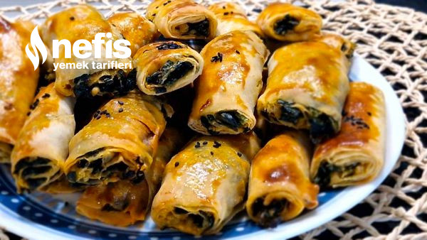 Ispanaklı Peynirli Börek (El Açması)