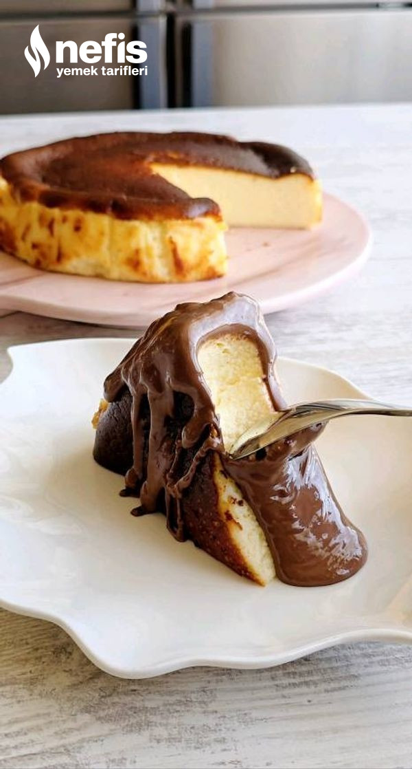 Airfreyer'da Sansebastian Cheesecake