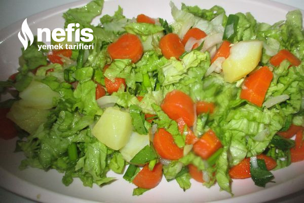 Havuçlu Marullu Patates Salatası Tarifi