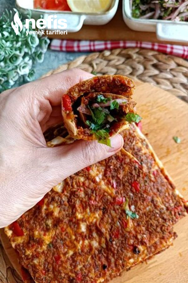 Hazır Yufkadan Çıtır Lahmacun