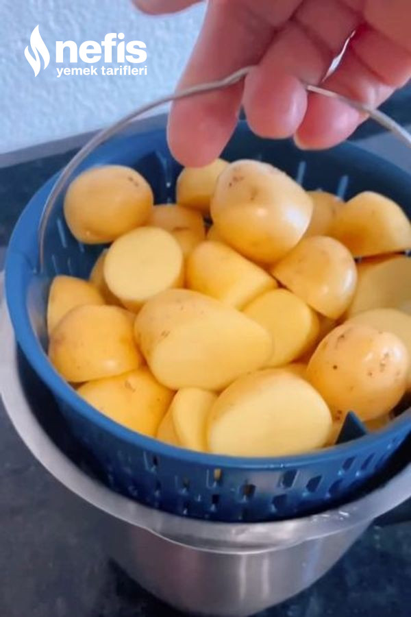 Kıymalı Patlıcan Kebap Yanında Kremalı Patates