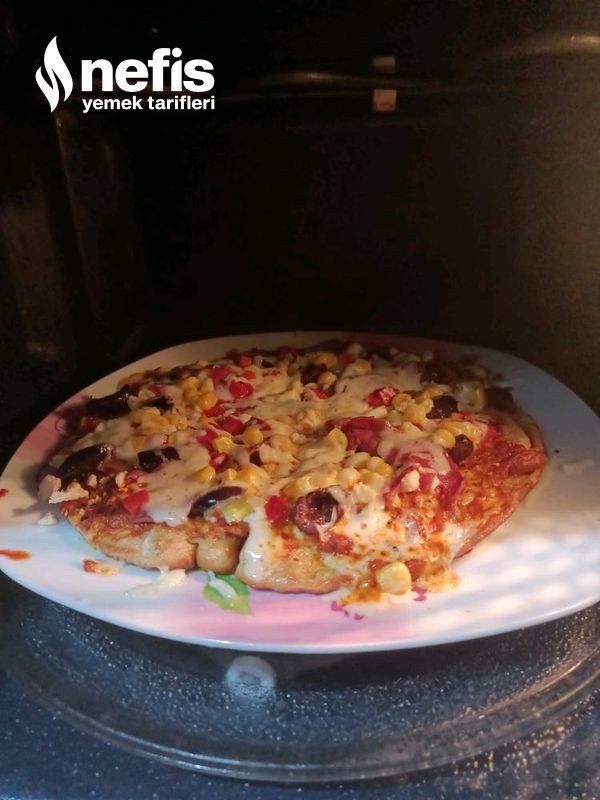 Sağlıklı Krep Pizza (Fırınsız)