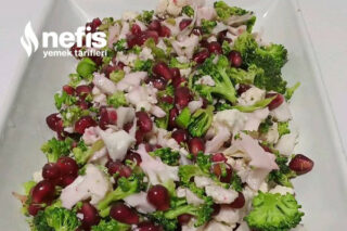 Nar Taneli Brokoli Karnabahar Salatası Tarifi