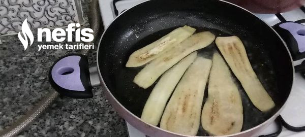 Şişte Köfteli Patlıcan Sarma