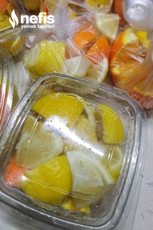 Buzluk İçin Limonata (1 Limon 1 Portakal)