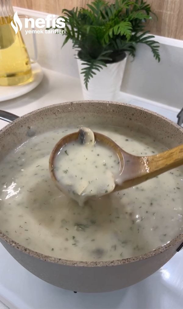 Kremasız Mantar Çorbası