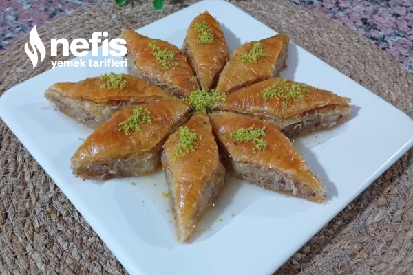 Merdane İle 35 Kat Kadayıflı Kolay Ev Baklavası