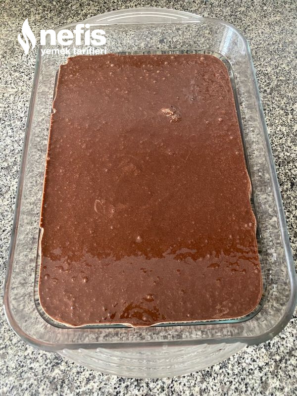 Cevizli-Çikolatalı Kek (Browni Lezzetinde)
