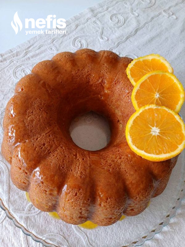 Portakal Soslu Yumuşacık Kek