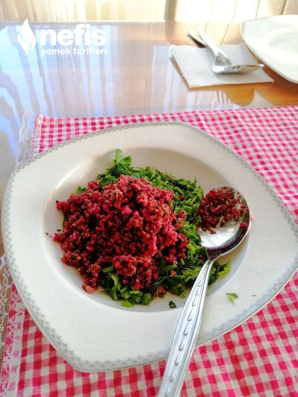 Kış Salatası (Pancar Brokoli Karnıbahar Salatası)