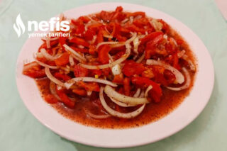 Domates Salatası(mangal Yanına Çok Yakışıyor) Tarifi