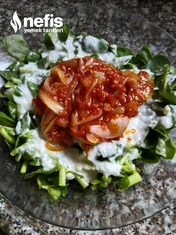 Nohutlu Semizotu Salatası