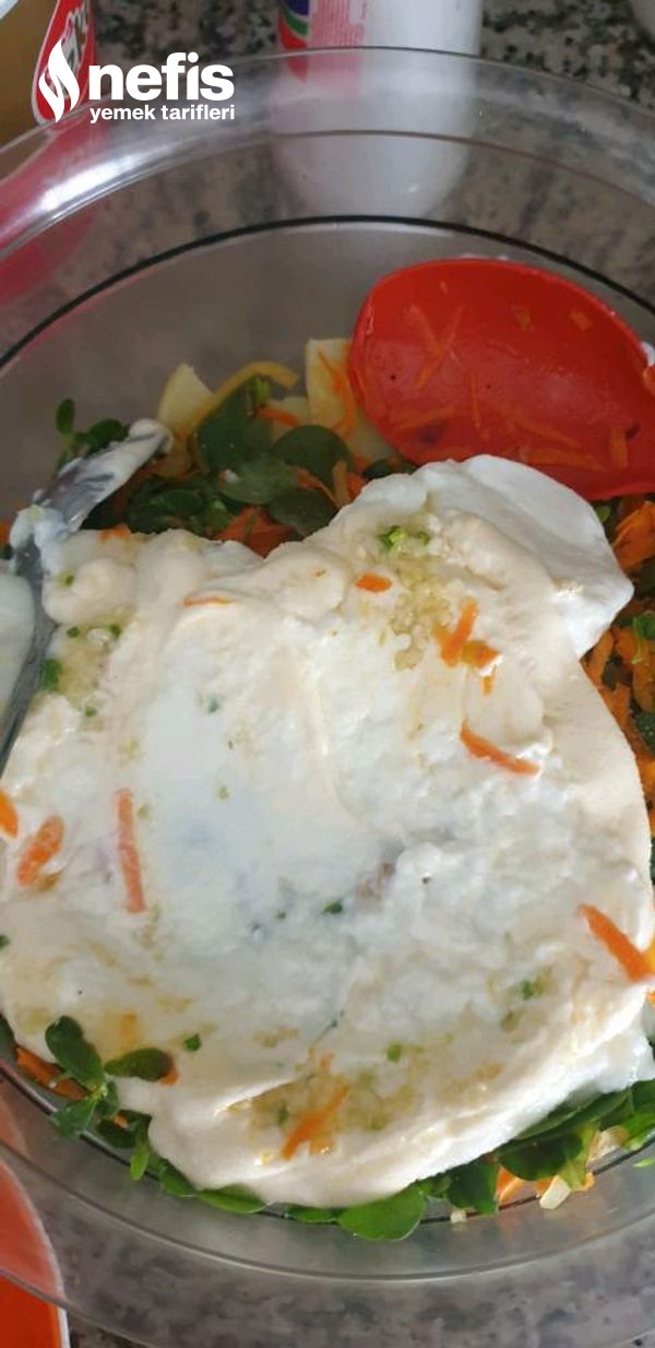 Patesli Semizotu Salatası