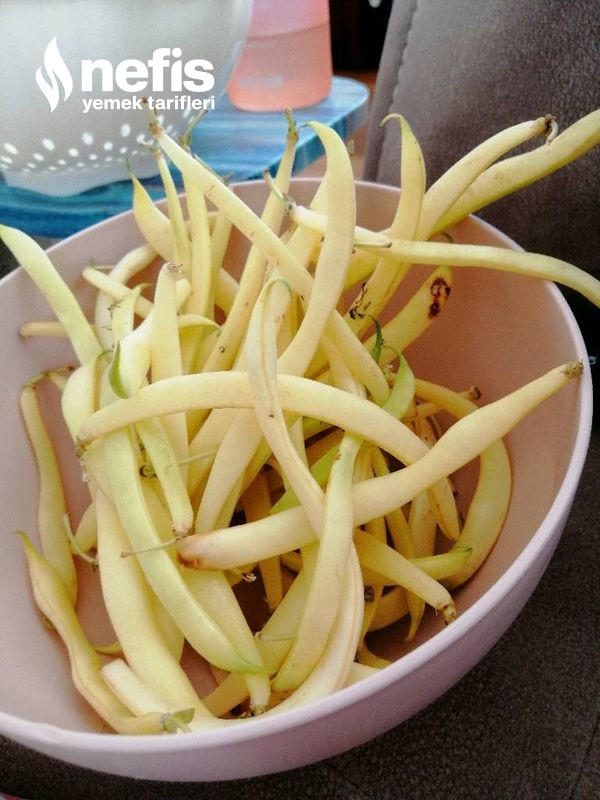 Taze Sarı Fasülye Salatası (Ekşilemesi)