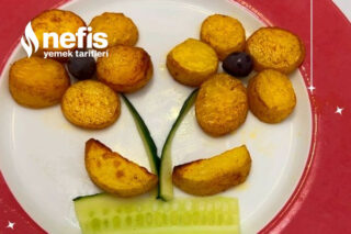 Fırında Patates (Çiçek Şeklinde) Tarifi