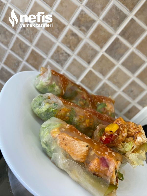 Barbekü Soslu Tavuklu Roll Dürüm