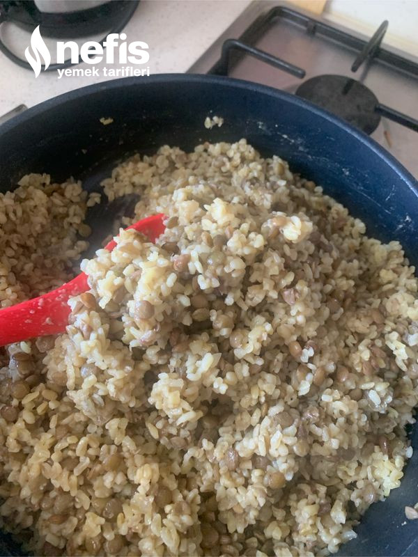 Yeşil Mercimekli Bulgur Pilavı