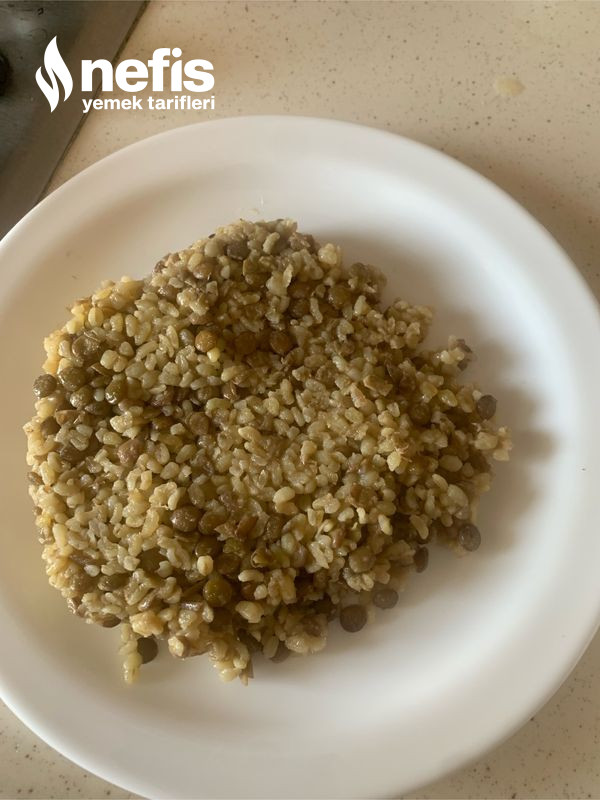 Yeşil Mercimekli Bulgur Pilavı