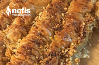 Cevizli Ve Kaymaklı Burma Baklava (Lezzet Patlaması ) Tarifi