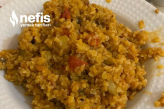 Patlıcanlı Bulgur Pilavı Tarifi