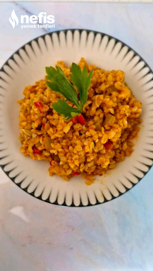 Biberli Bulgur Pilavı