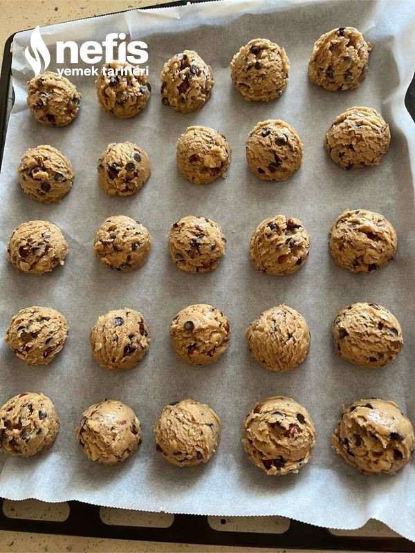 Tahinli Misto Cookie (Yapıldığı Gün Biten, İçi Yumuşacık Mis Kokulu Kurabiye)