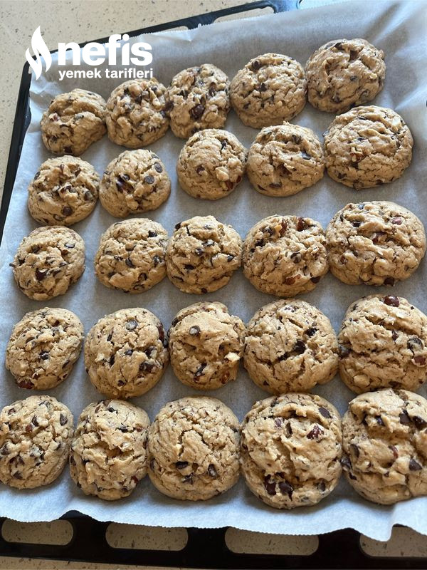 Tahinli Misto Cookie (Yapıldığı Gün Biten, İçi Yumuşacık Mis Kokulu Kurabiye)