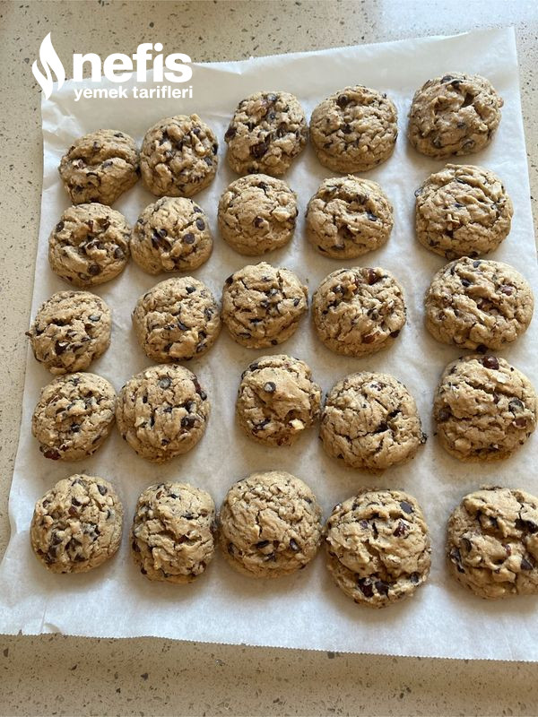 Tahinli Misto Cookie (Yapıldığı Gün Biten, İçi Yumuşacık Mis Kokulu Kurabiye)