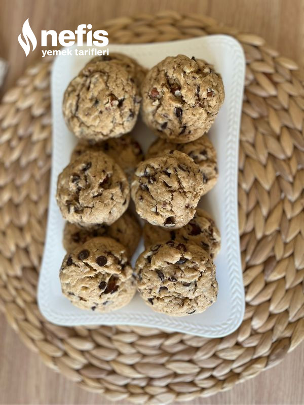 Tahinli Misto Cookie (Yapıldığı Gün Biten, İçi Yumuşacık Mis Kokulu Kurabiye)