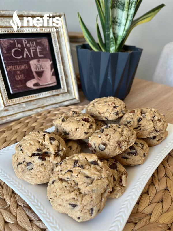 Tahinli Misto Cookie (Yapıldığı Gün Biten, İçi Yumuşacık Mis Kokulu Kurabiye)