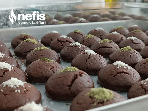 60 Adet Tam Ölçülü Islak Kurabiye / Brownie Cookie