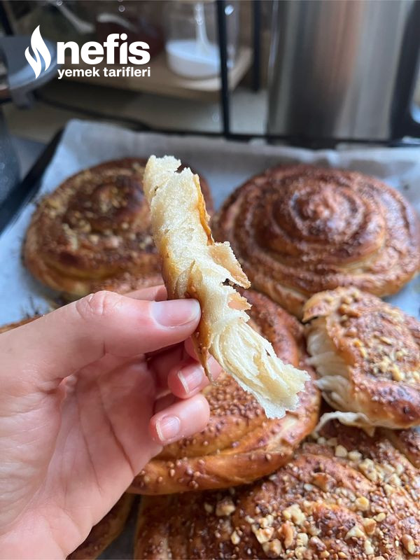 Tel Tel Ayrılan Tahinli Çörek