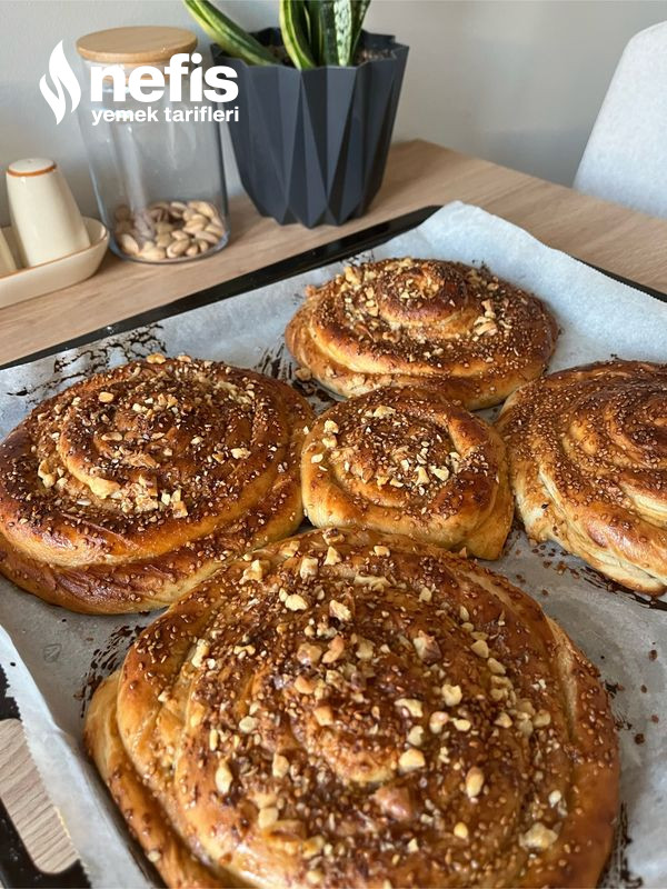 Tel Tel Ayrılan Tahinli Çörek