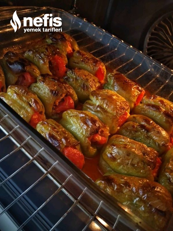 Fırında Dolma Biber