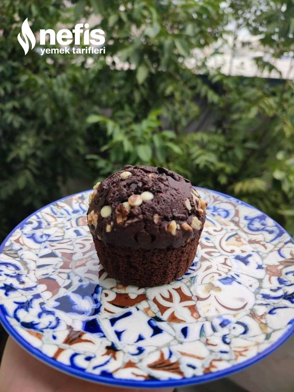 Cupcake (Cevizli,damla Çikolatalı)